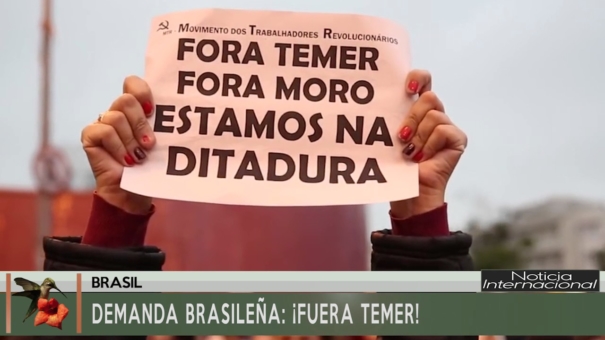 Demanda Brasileña: ¡Fuera Temer!
