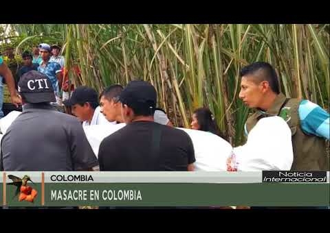 Masacre en Colombia